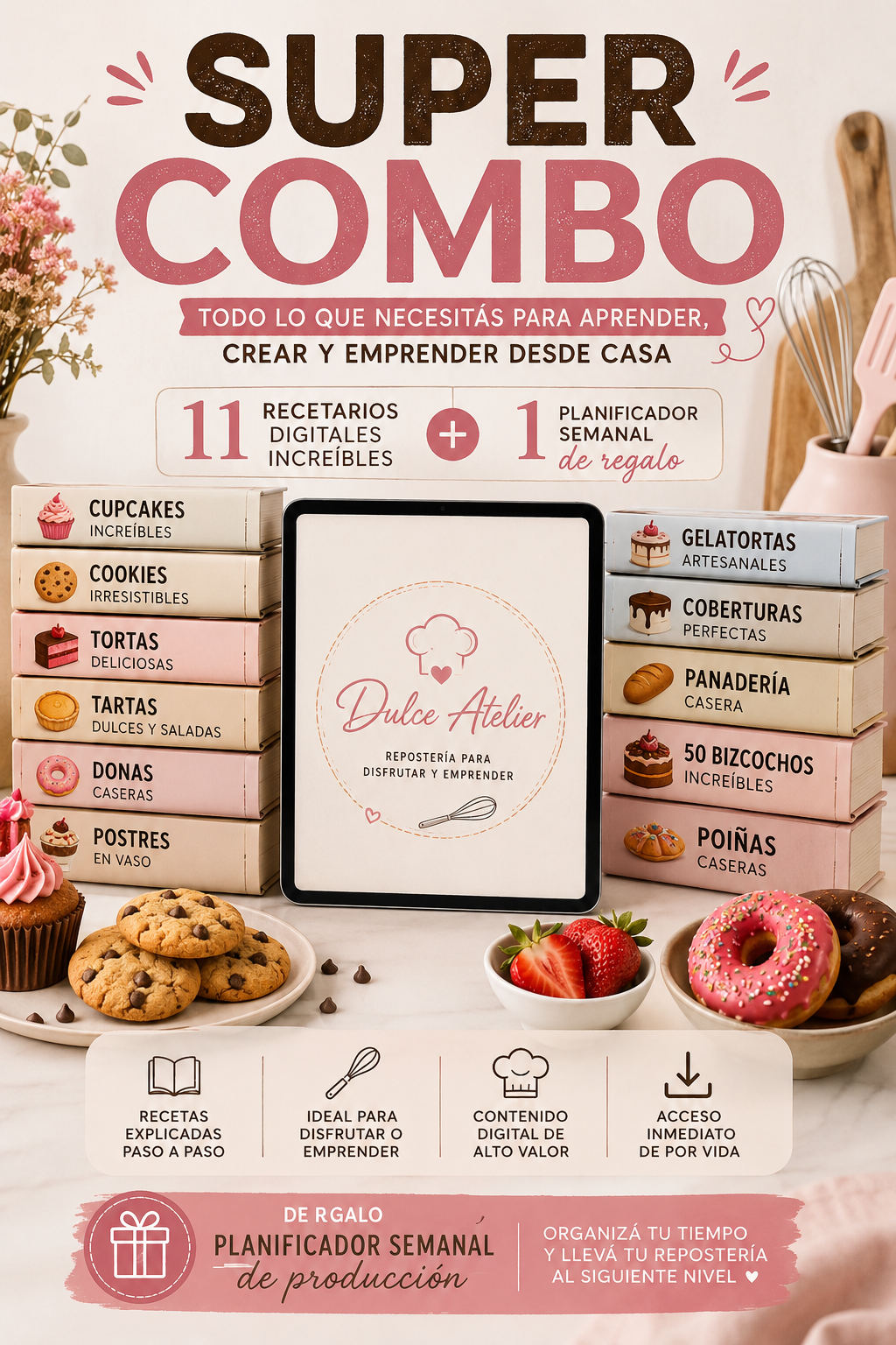 Biblioteca Premium de Repostería